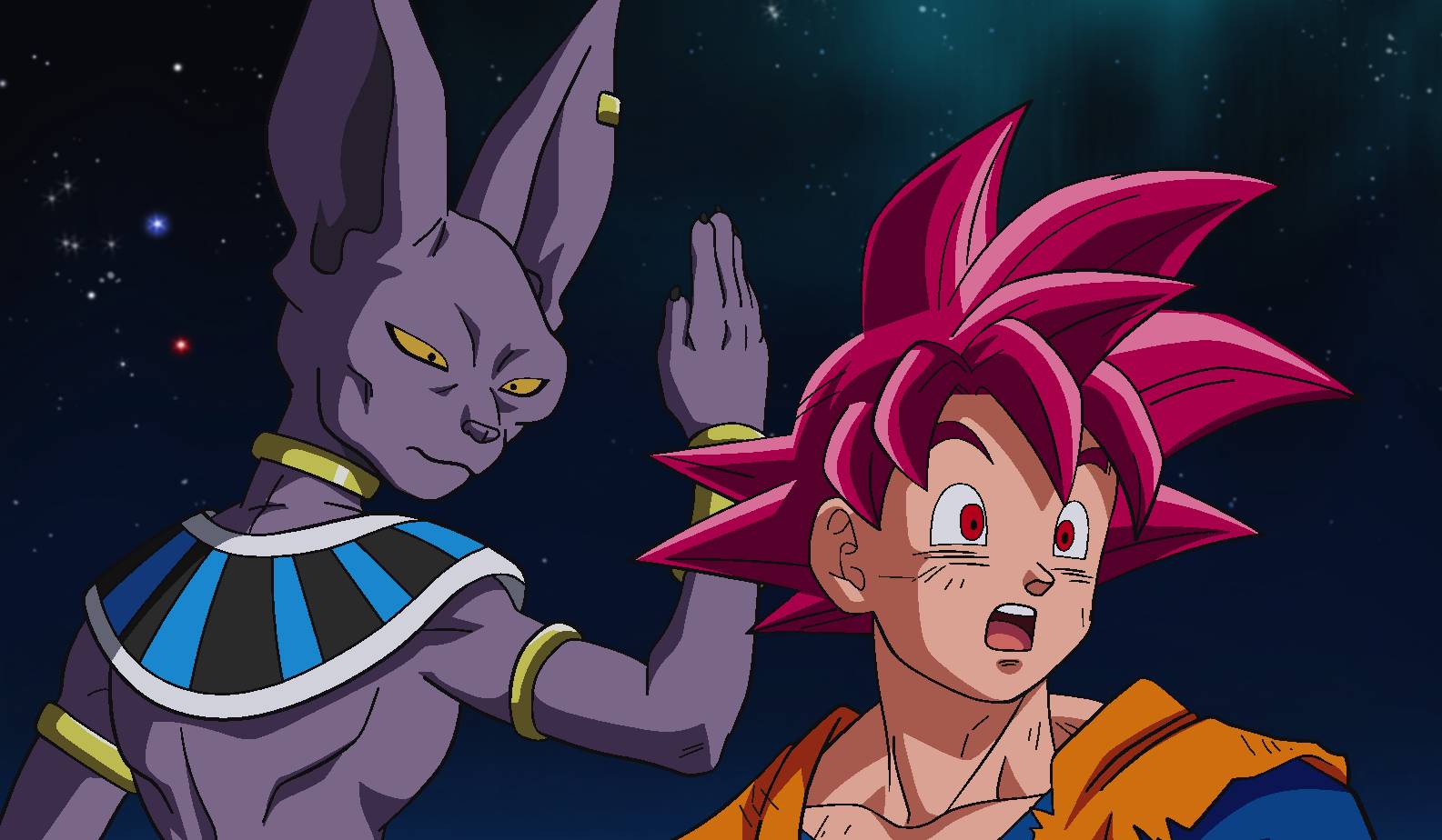 12. Unibertsoa dardarka. Txikitzailea VS Super Saiya Jainkoa