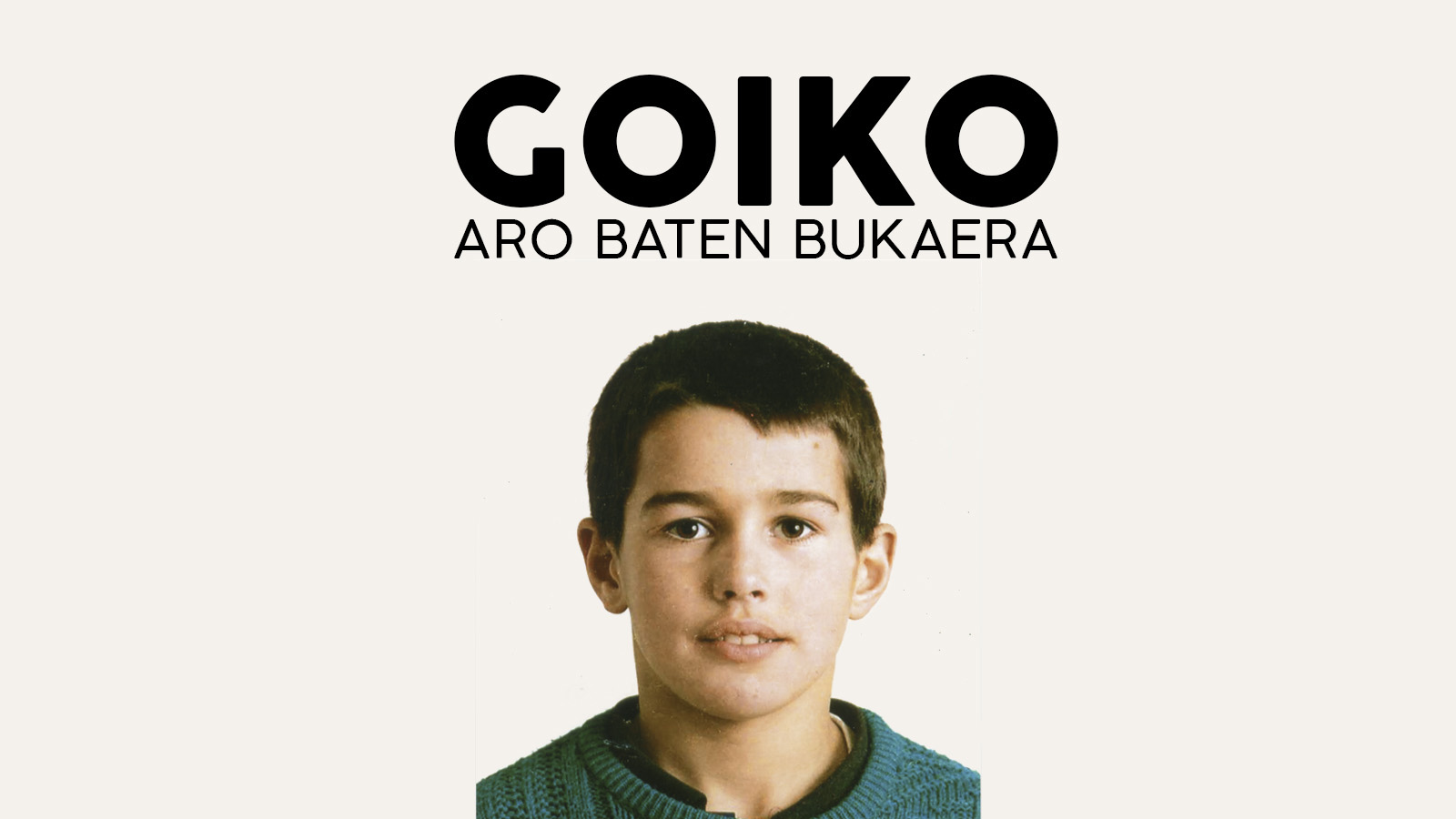 Goiko. Aro Baten Bukaera