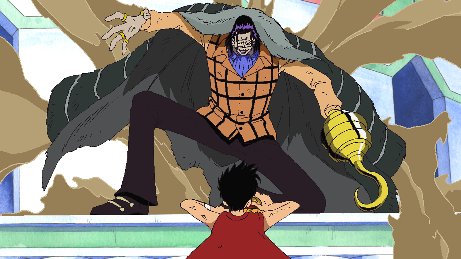 122. Hareazko krokodilo eta urezko Luffy. Errebantxa