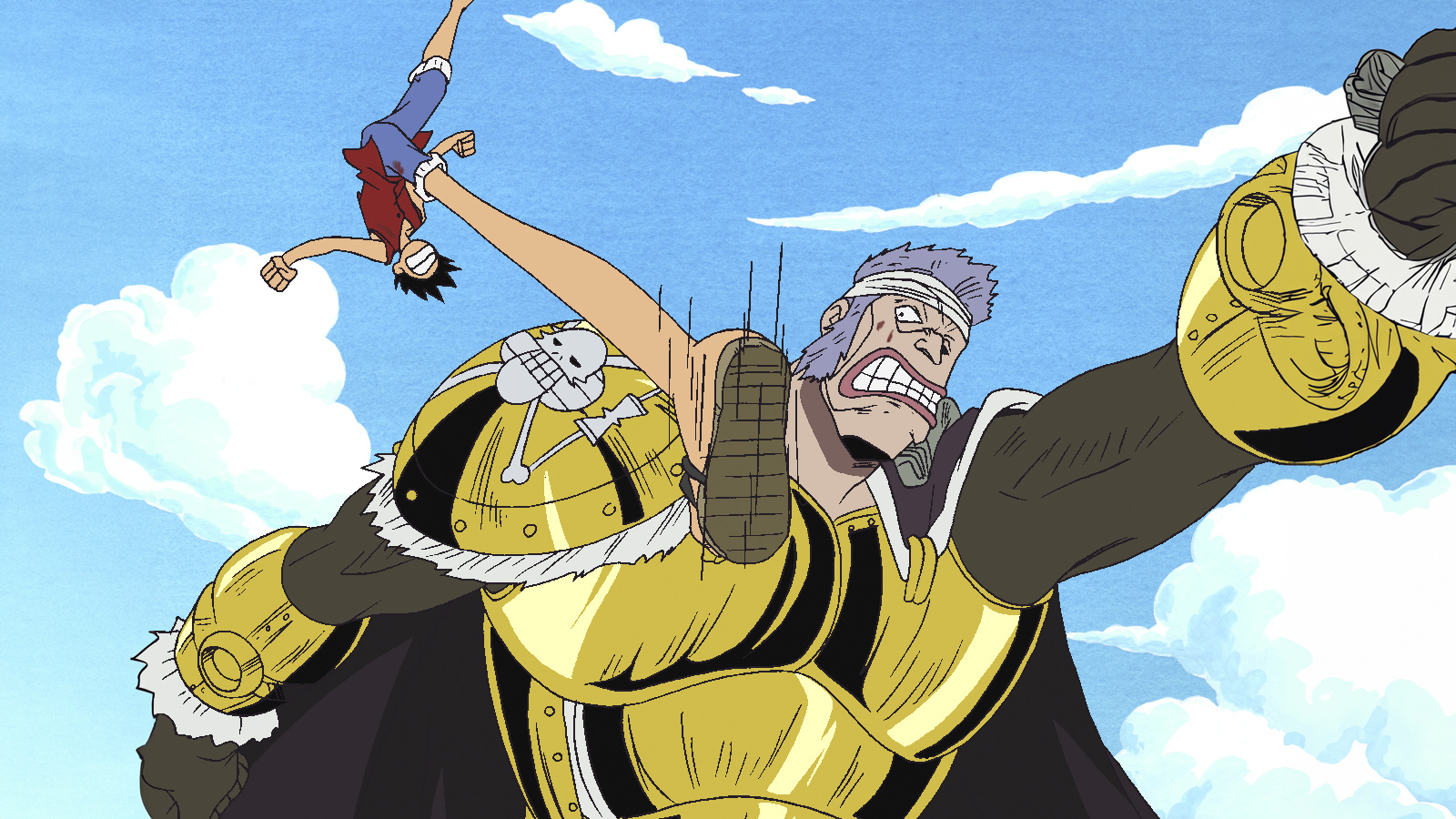 28. Luffy eta Kriegen arteko hil edo biziko borrokaldia